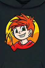 Lade das Bild in den Galerie-Viewer, SpaceMitFeuer Kids Hoodie black