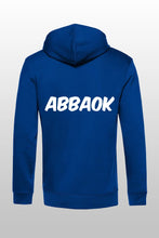 Lade das Bild in den Galerie-Viewer, Abbaok Schriftzug Hoodie Blau Duo