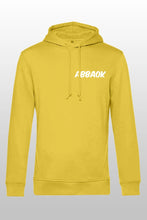 Lade das Bild in den Galerie-Viewer, Abbaok Schriftzug Hoodie Gelb Duo