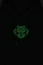 Lade das Bild in den Galerie-Viewer, Croco Hoodie Mosaik Glow in the Dark