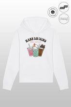 Lade das Bild in den Galerie-Viewer, Hannahccino Cat Hoodie White