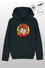 Lade das Bild in den Galerie-Viewer, SpaceMitFeuer Kids Hoodie black