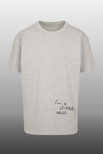 Lade das Bild in den Galerie-Viewer, Playground Oversize T-Shirt heather grey