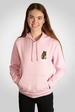 Lade das Bild in den Galerie-Viewer, HeyHorse Kinder Hoodie cotton pink