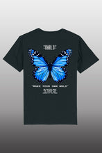 Lade das Bild in den Galerie-Viewer, Butterfly Shirt schwarz