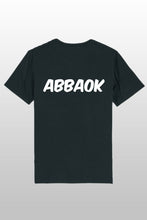 Lade das Bild in den Galerie-Viewer, Abbaok Schriftzug T-Shirt Duo schwarz