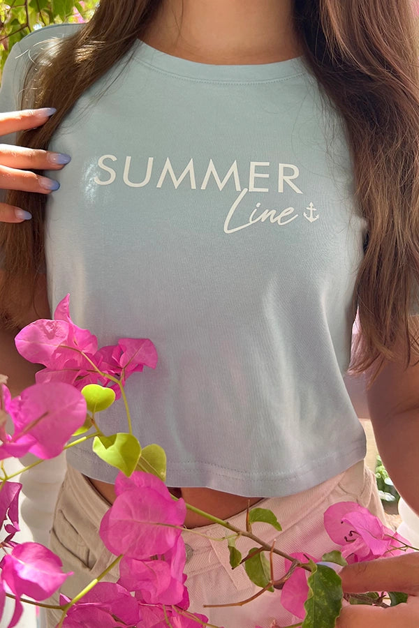 Every SUMMER has a Story Crop Top