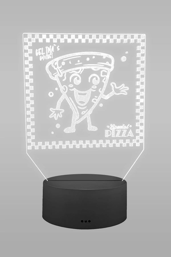 Pizza Club LED Lampe