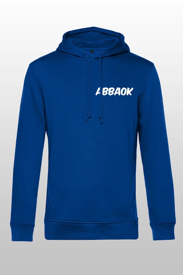 Abbaok Schriftzug Hoodie Blau Duo