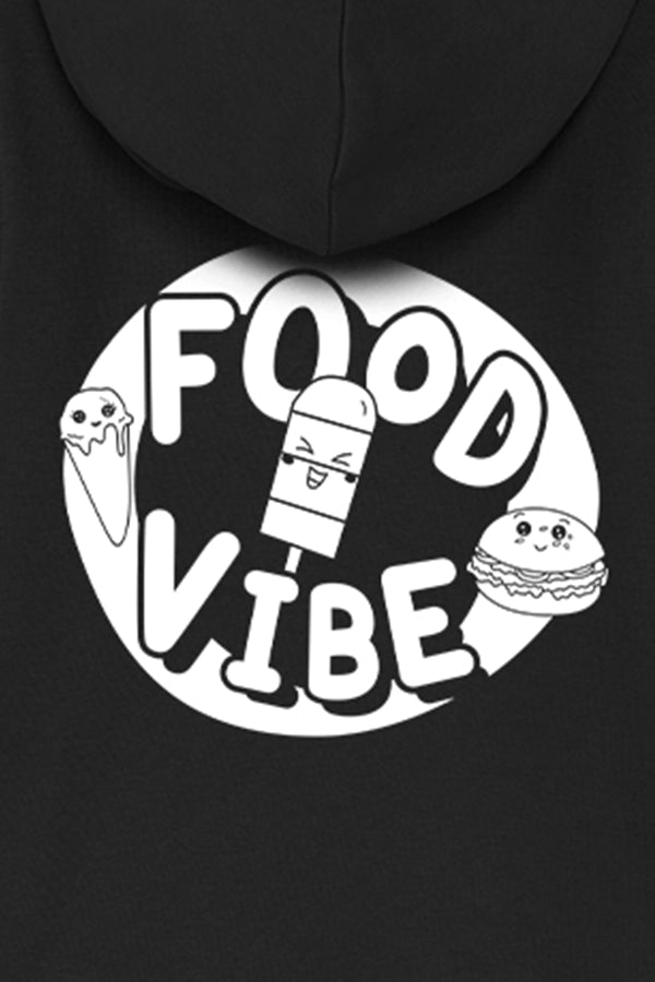 Food Vibe Hoodie black