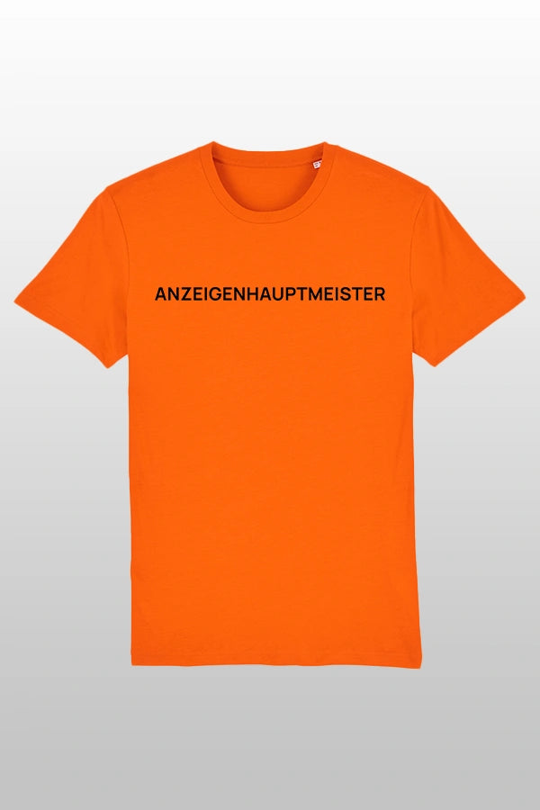 Anzeigenhauptmeister T-Shirt Orange