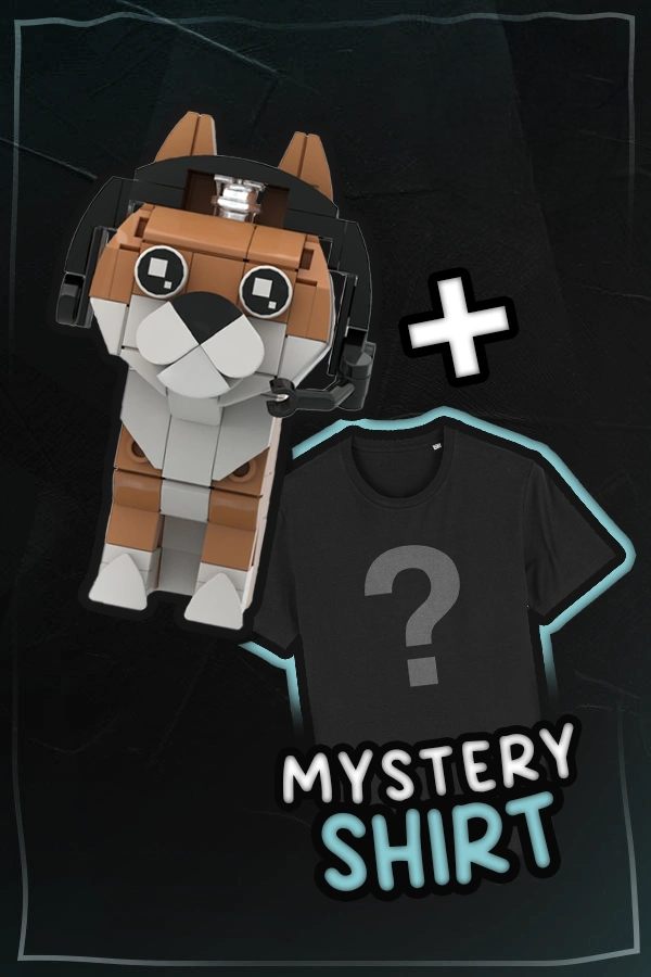 Doge Klemmbausteinset + Mystery Shirt
