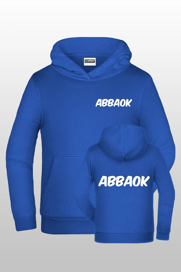 Abbaok Schriftzug Duo Kids Hoodie