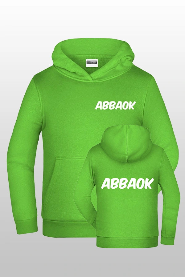 Abbaok Schriftzug Duo Kids Hoodie