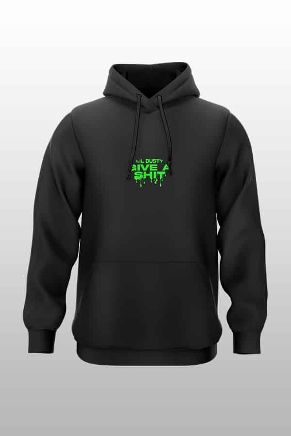 Give a Shit Hoodie black