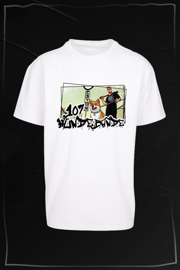 107 Boss Oversize Shirt white