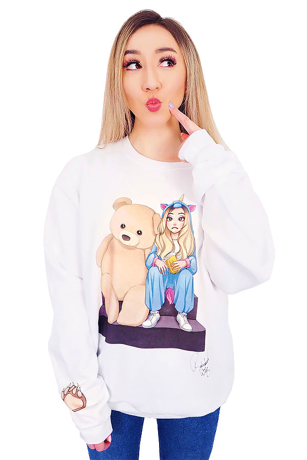 BÄRnard Sweater White