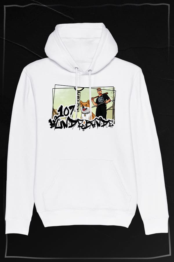 107 Boss Hoodie white