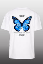 Lade das Bild in den Galerie-Viewer, Butterfly Oversize T-Shirt weiß

