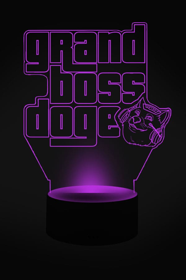Grand Boss Doge LED Lampe