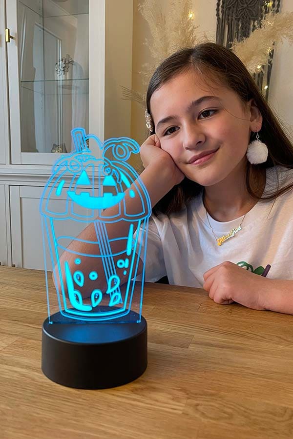 Ava Bubble Tea 3D LED Lampe