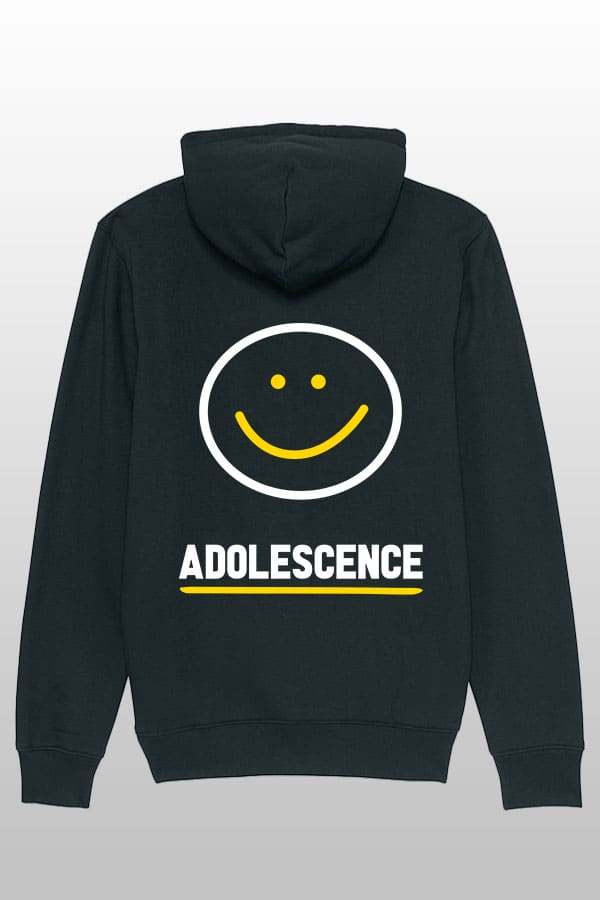 Smiley Hoodie black