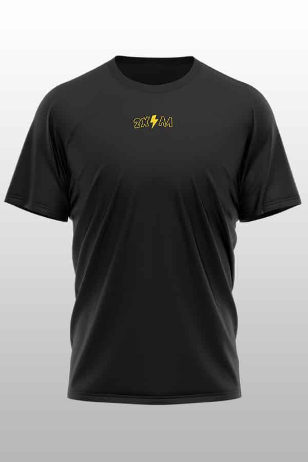 2xAA T-Shirt Black
